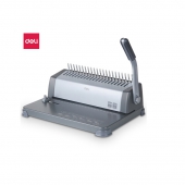 得力（deli）3872 省力型21孔文件装订机打孔机 胶圈/夹条装订